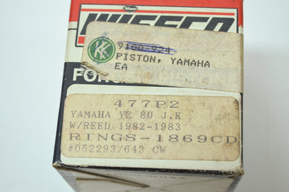 NEW OEM Yamaha Wiseco Piston .020 1982-1983 YZ80 477P2 NOS