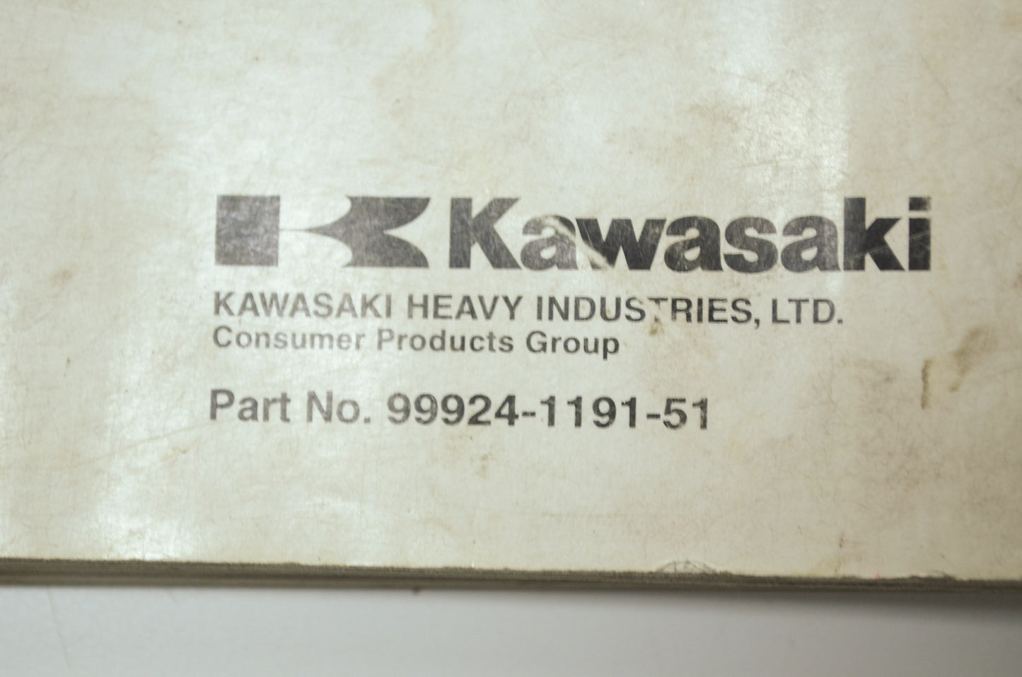 OEM Kawasaki 99924-1191-51 Service Manual Supplement VN1500D/E