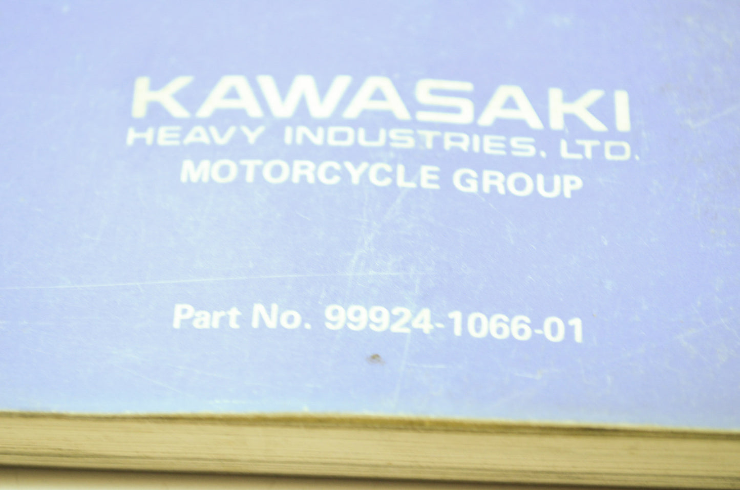 OEM Kawasaki 99924-1066-01 Service Manual EX250E/F EL250B/E