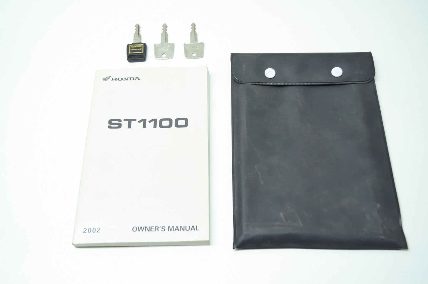 OEM Honda 2002 ST1100 Owners Manual W/Keys & Case 00X31-MAJ-6800