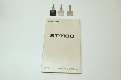 OEM Honda 2002 ST1100 Owners Manual W/Keys & Case 00X31-MAJ-6800
