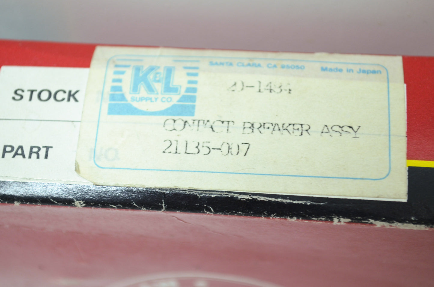 NEW DAIICHI Kawasaki Contact Breaker Assembly Z1-B Z1 1975 21135-007 NOS