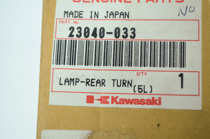 OEM Kawasaki 23040-033 Rear Turn Signal Lamp NOS