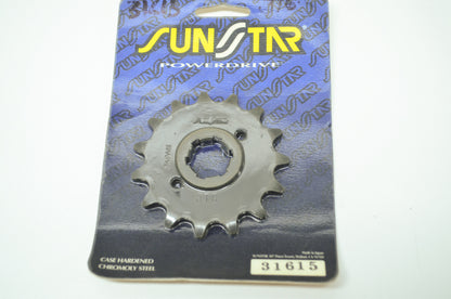 NEW Sunstar Sprocket 15T Yamaha TT350 XT550 XT600 31615 NOS