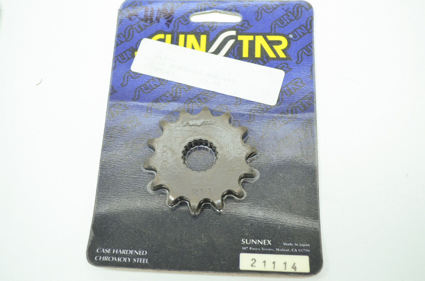 NEW Sunstar Sprocket 14T Suzuki SP125 DR100 RM100 ALT125 21114 NOS