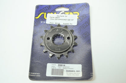 Sunstar 35614 Sprocket 14T Honda 1991-2014 XR650 XR600 NOS