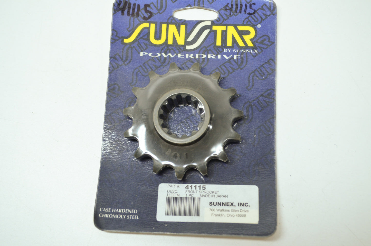 NEW Sunstar Sprocket 15T Honda CBR600 CBR900 41115 NOS
