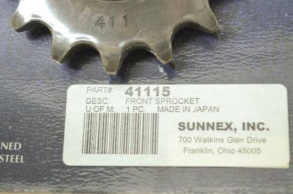 NEW Sunstar Sprocket 15T Honda CBR600 CBR900 41115 NOS