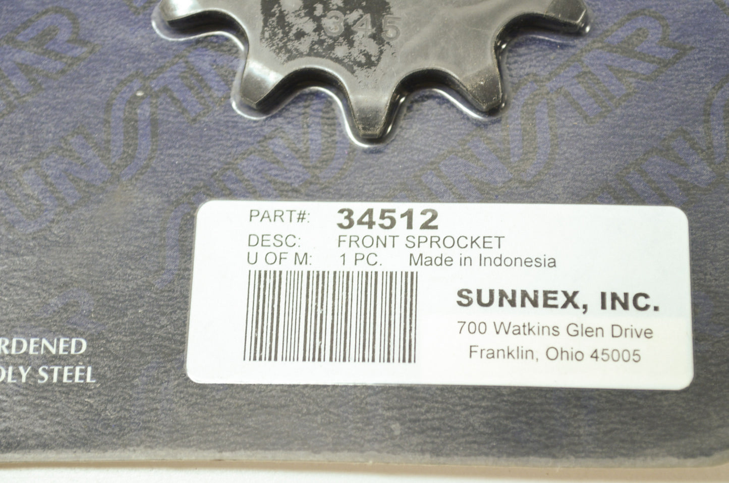 New Sunstar Sprocket 12T 1987-1988 Yamaha YZ125 NOS