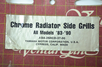 NEW OEM Yamaha Radiator Grill Kit 1983-1990 All Models ABA-26HCD-37-00 NOS