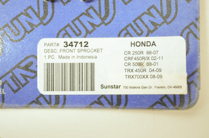 Sunstar 34712 Sprocket 12T NOS