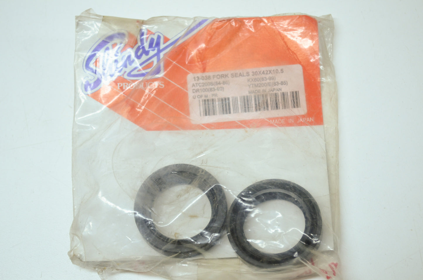 NEW Shindy Fork Seal Kit KX60 KLT185 CR80 ATC200 DR100 13-038 NOS