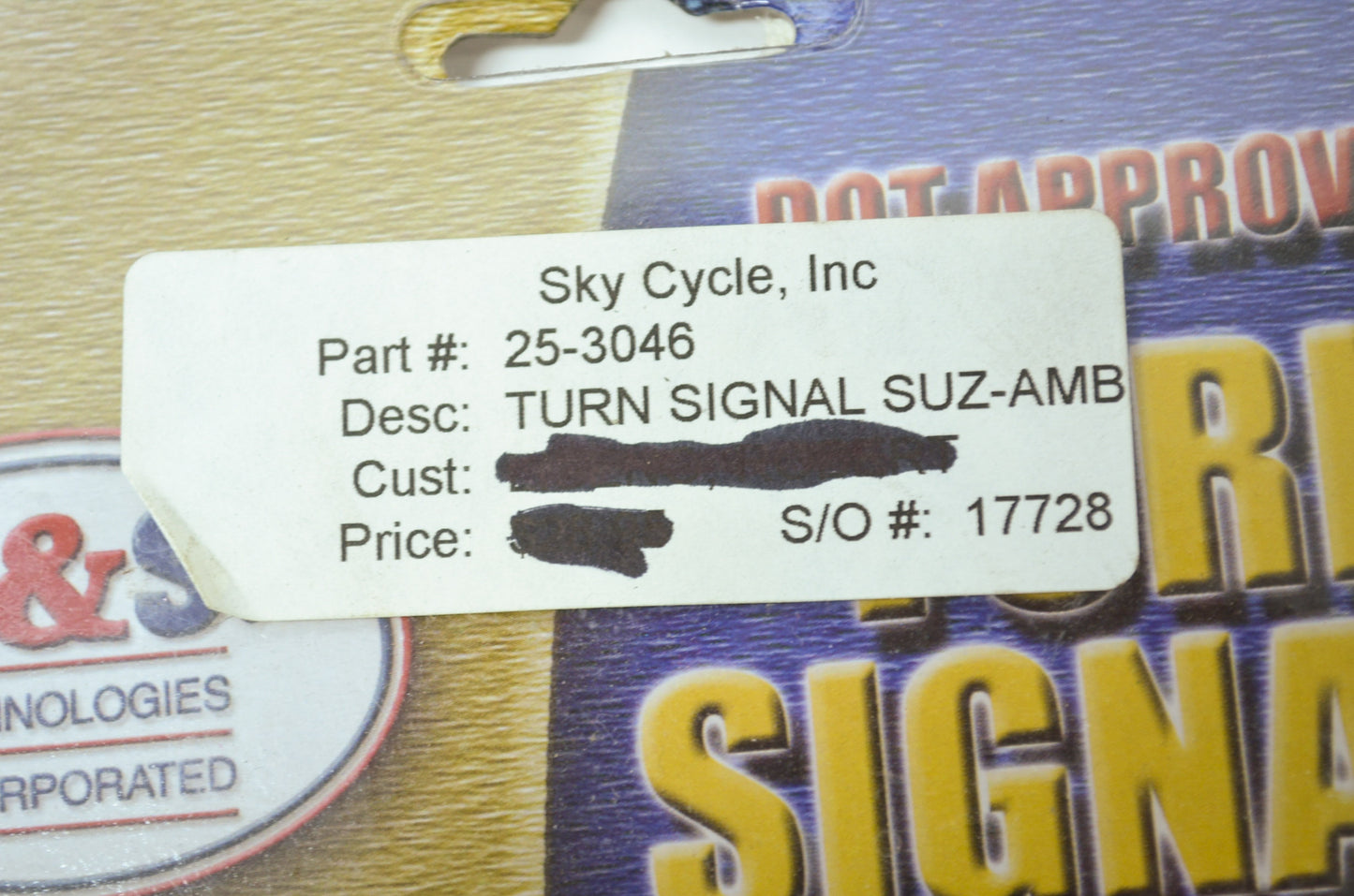 NEW K&S Suzuki Turn Signal Assembly 1973-1979 GS750 GT750 35601-45010 NOS
