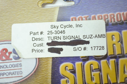 NEW K&S Suzuki Turn Signal Assembly 1973-1979 GS750 GT750 35601-45010 NOS