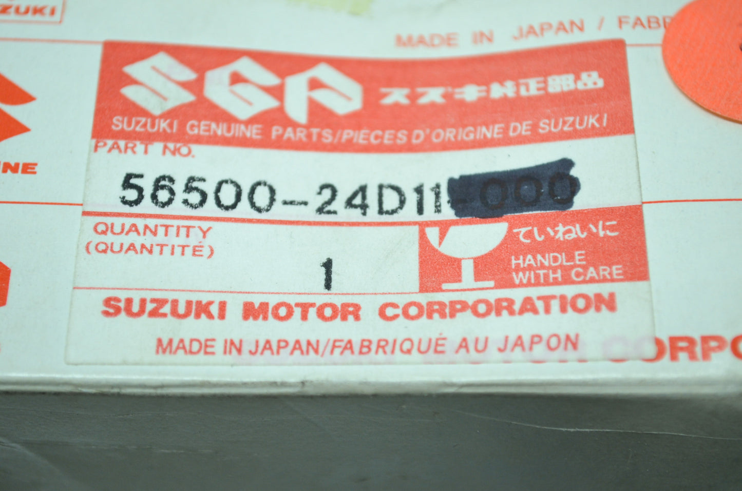OEM Suzuki 56500-24D11 Rear Mirror Assembly NOS