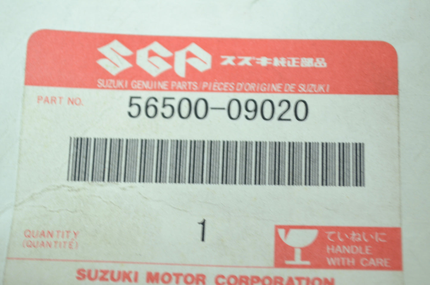 OEM Suzuki 56500-09020 Rear Mirror Assembly NOS