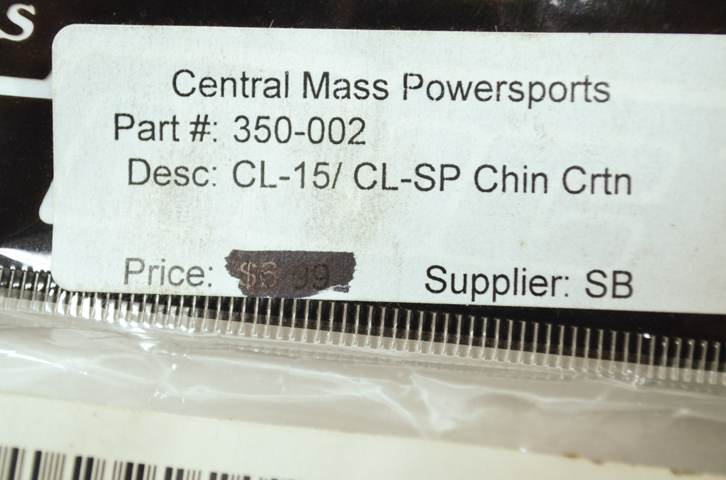 NEW HJC Chin Curtain CL-15 CL-SP 350-002 NOS