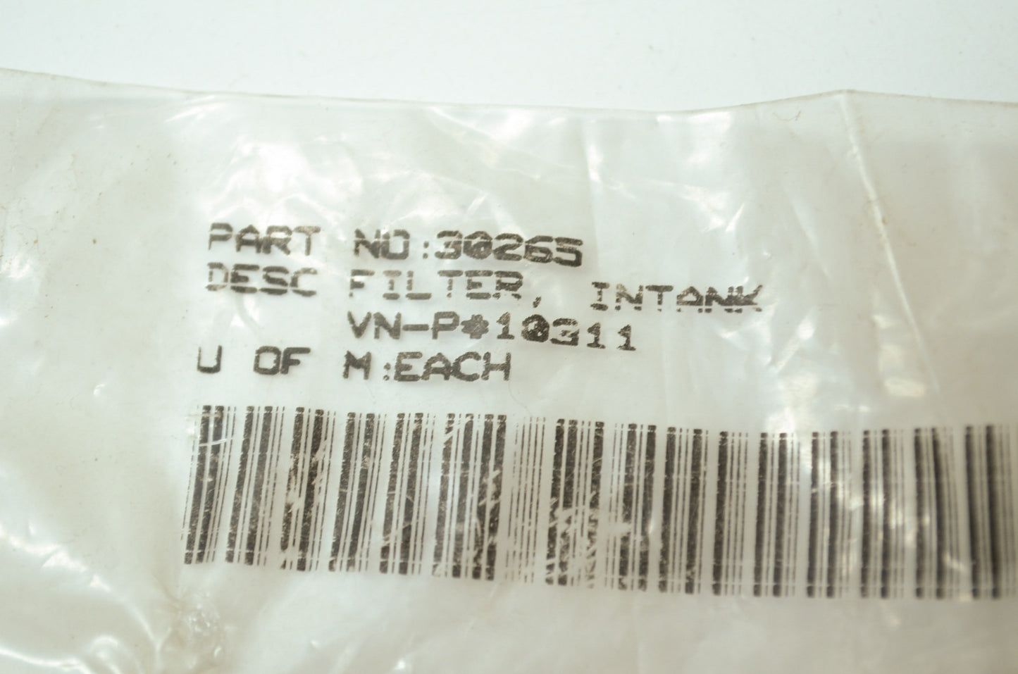 NEW Intank Filter 30265 NOS