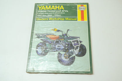 NEW OEM Yamaha 1992-1996 250 Timberwolf Manual 1-56392-217-7 NOS