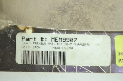 NEW Memphis Shades Windshield Mount Kit Boulevard M50 Marauder 800 MEM-9907 NOS