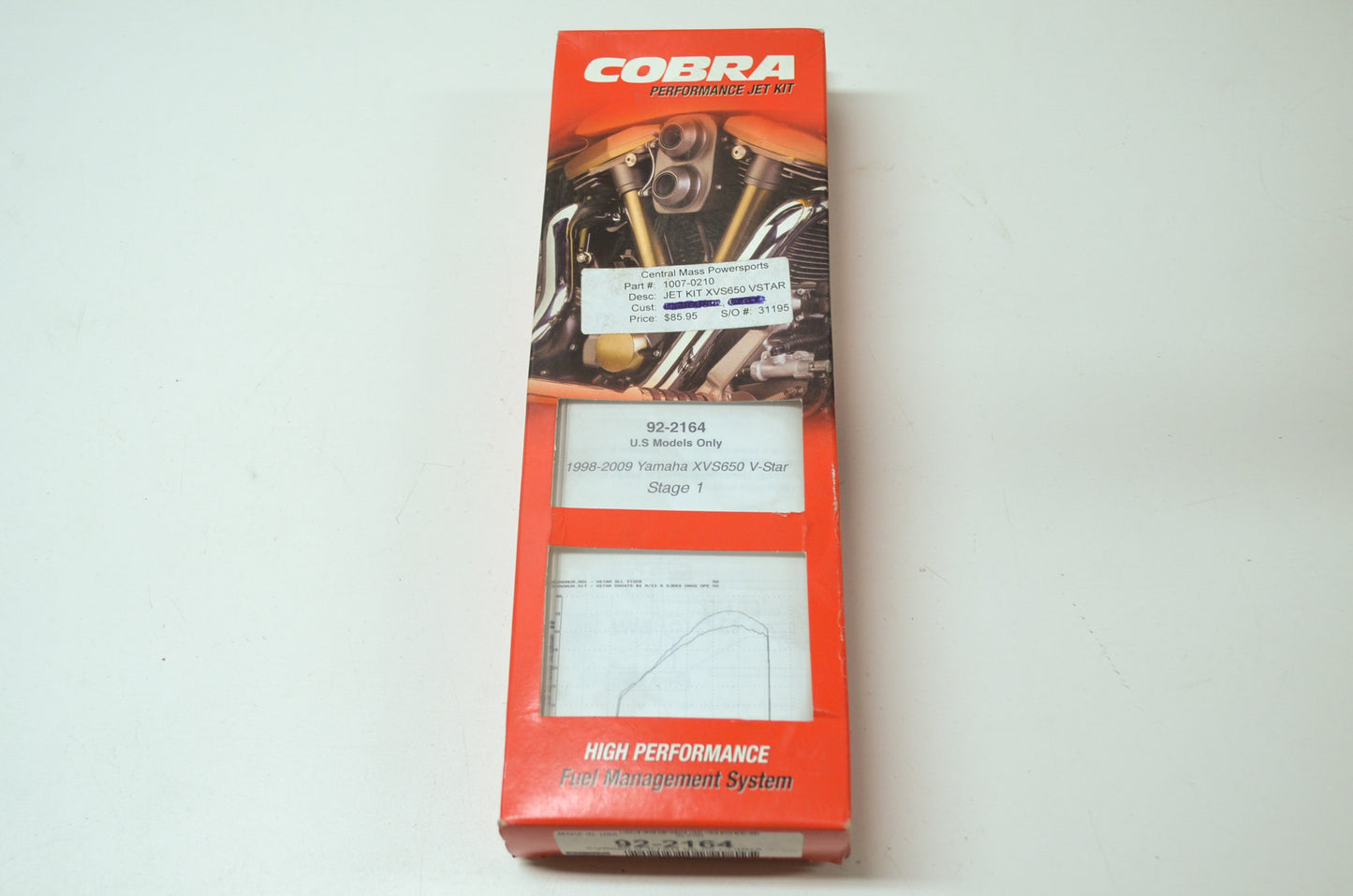 NEW Cobra Yamaha Carburetor Jet Kit 1998-2009 V-Star 650 XVS650 1007-0210 NOS