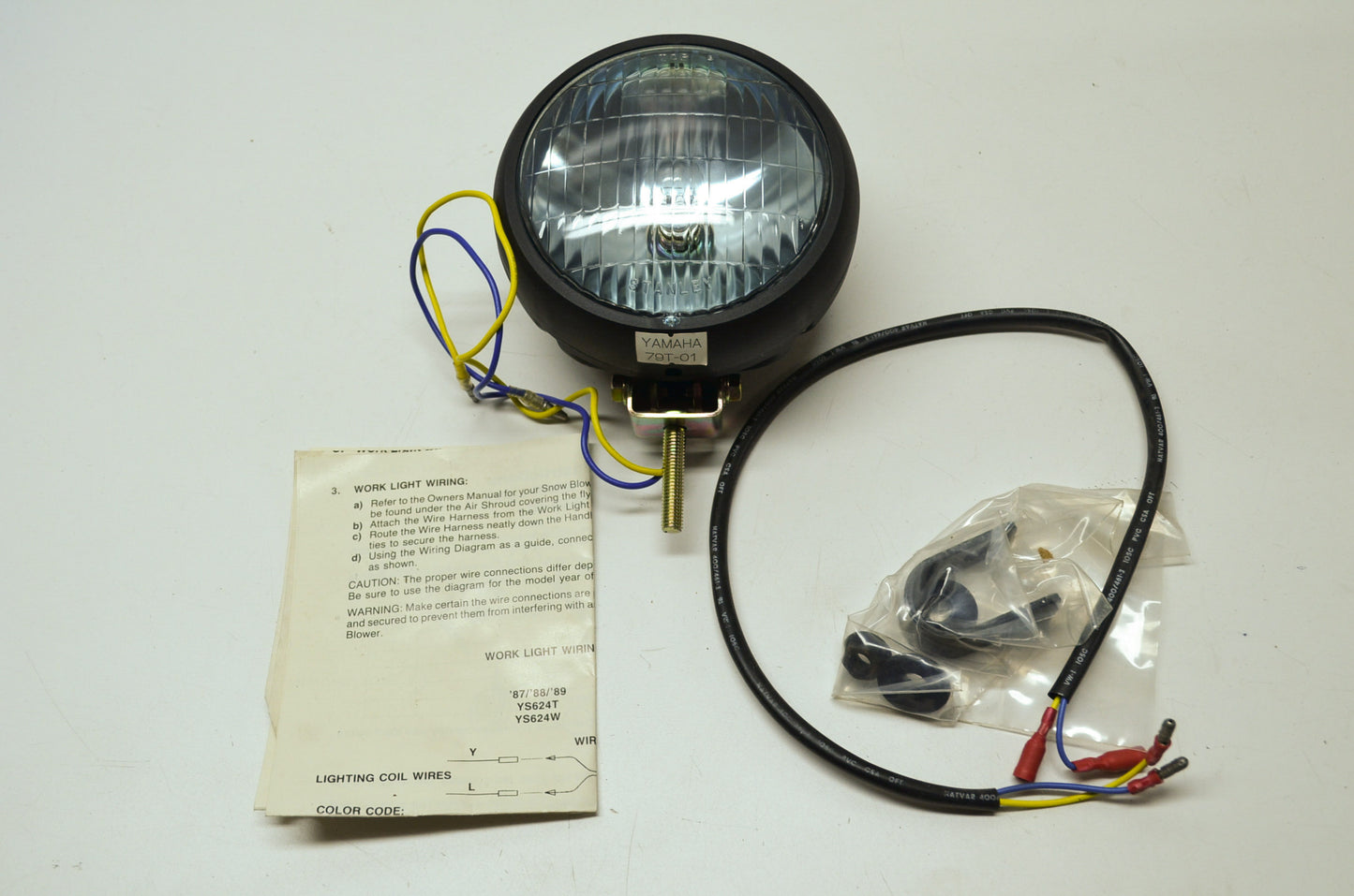 OEM Yamaha ABA-79T35-00-00 Snowmobile Work Light NOS