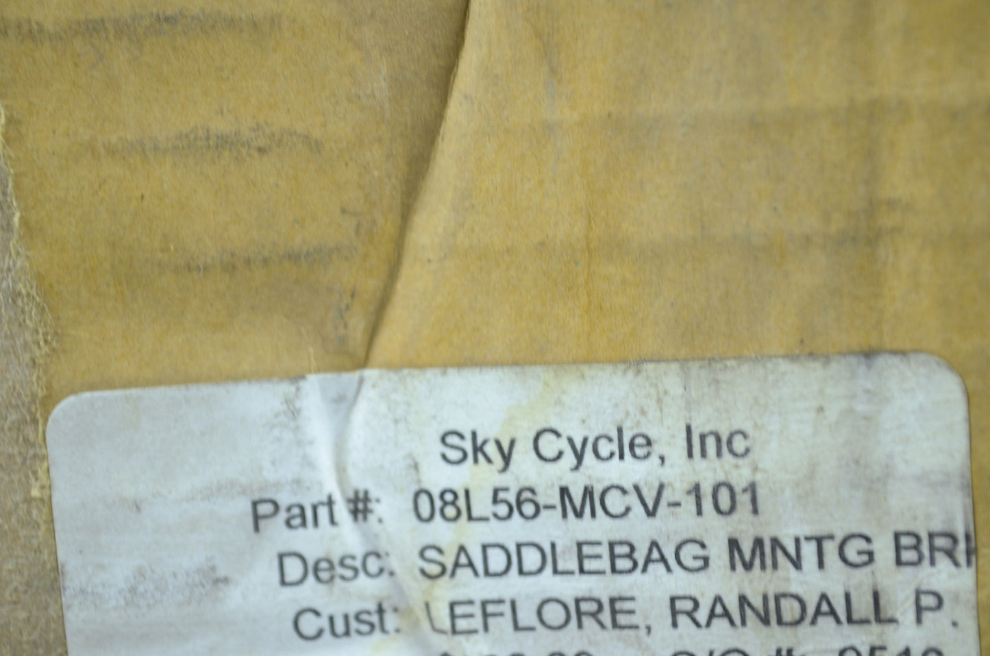 NEW OEM Honda Saddle Bag Mount Kit 2004-2008 VTX1800 08L56-MCV-101 NOS