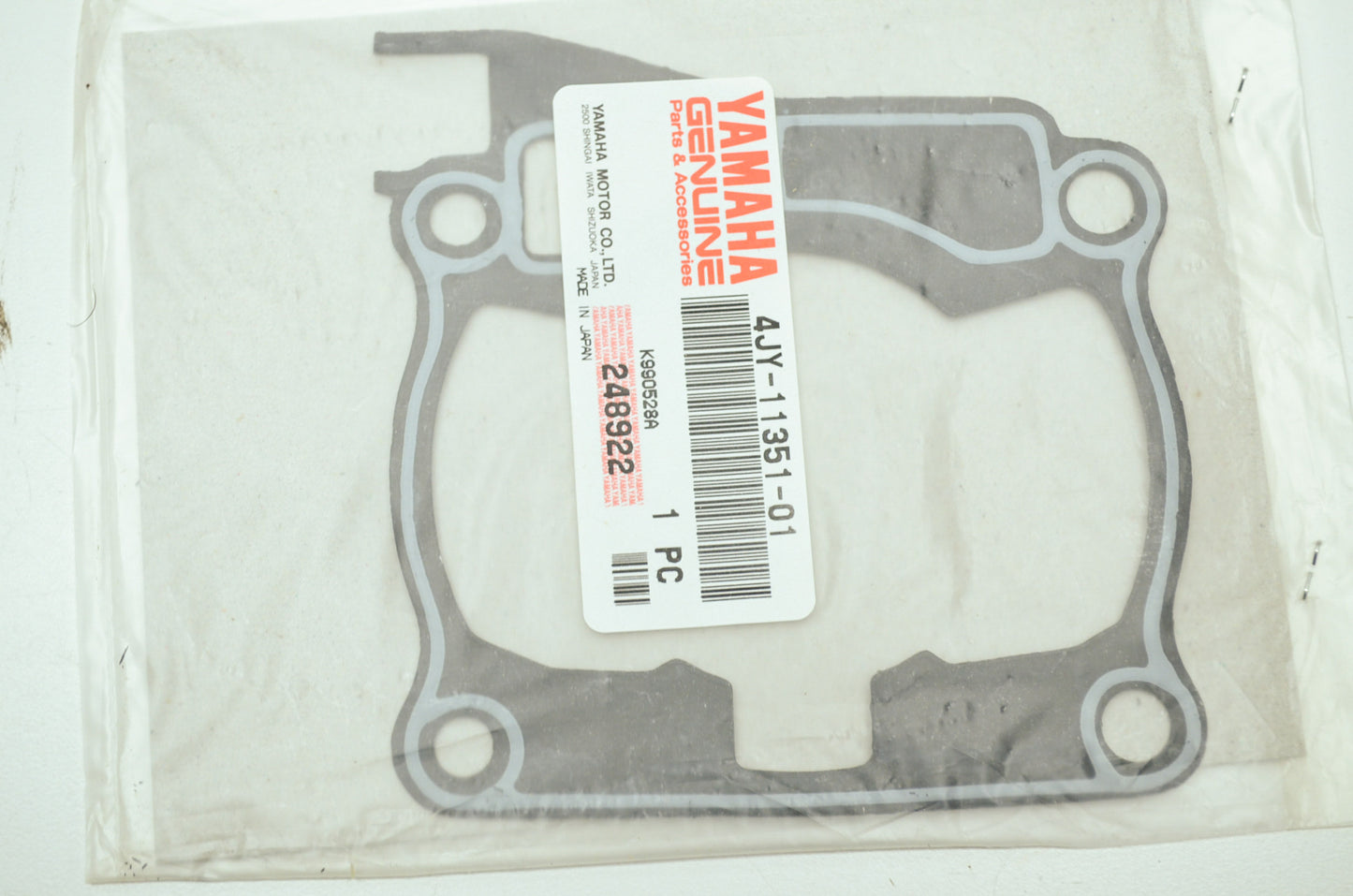 OEM Yamaha 4JY-11351-00-00 Base Gasket NOS