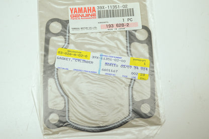 New OEM Yamaha 39X-11351-02-00 Cylinder Gasket NOS