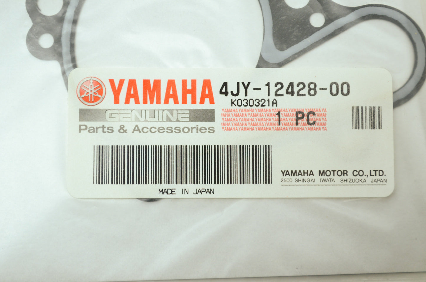 OEM Yamaha 4JY-12428-00-00 Housing Cover Gasket 2 NOS