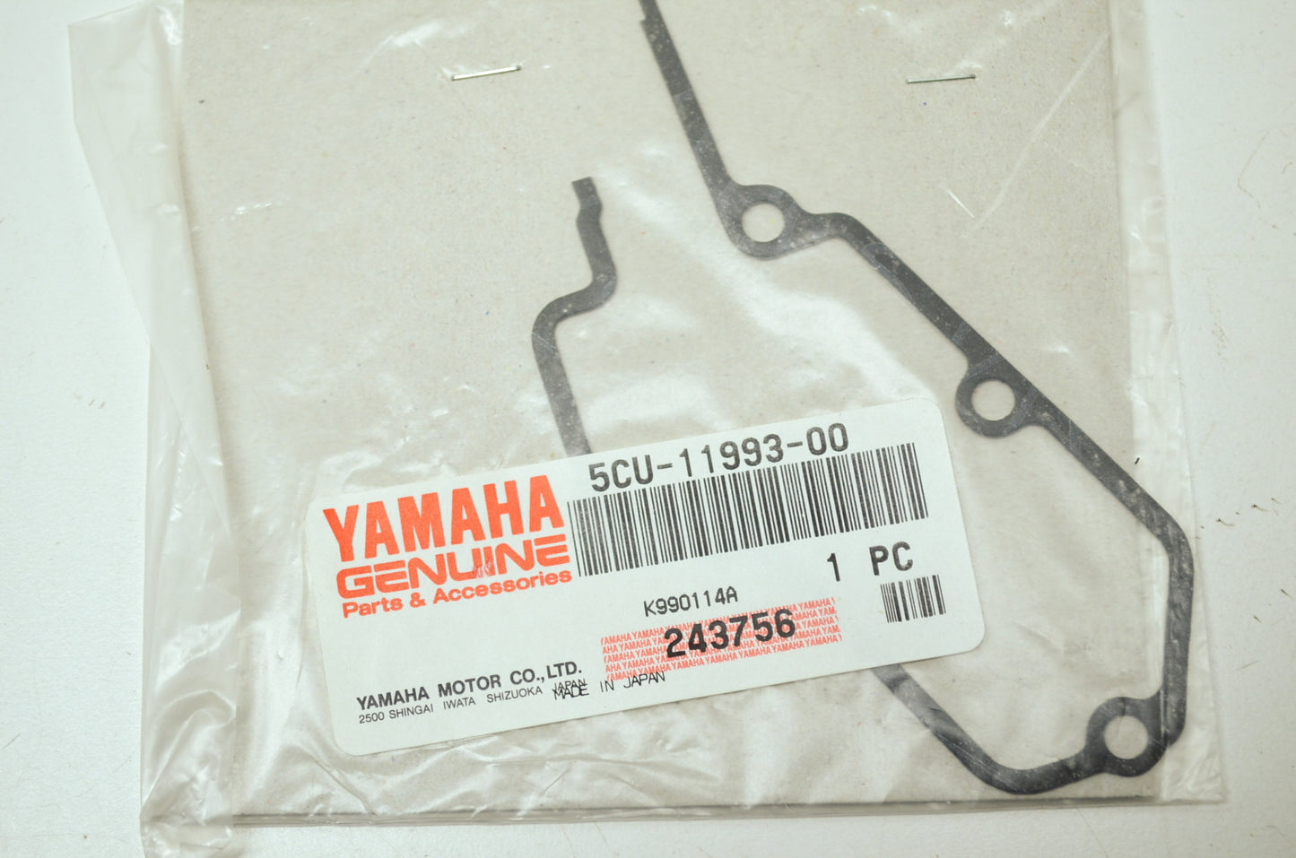 OEM Yamaha 5CU-11993-00-00 Gasket NOS