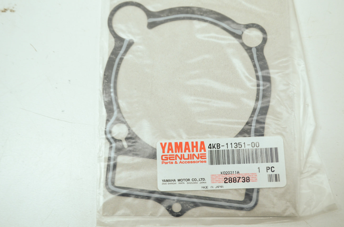 OEM Yamaha 4KB-11351-00-00 Cylinder Gasket NOS