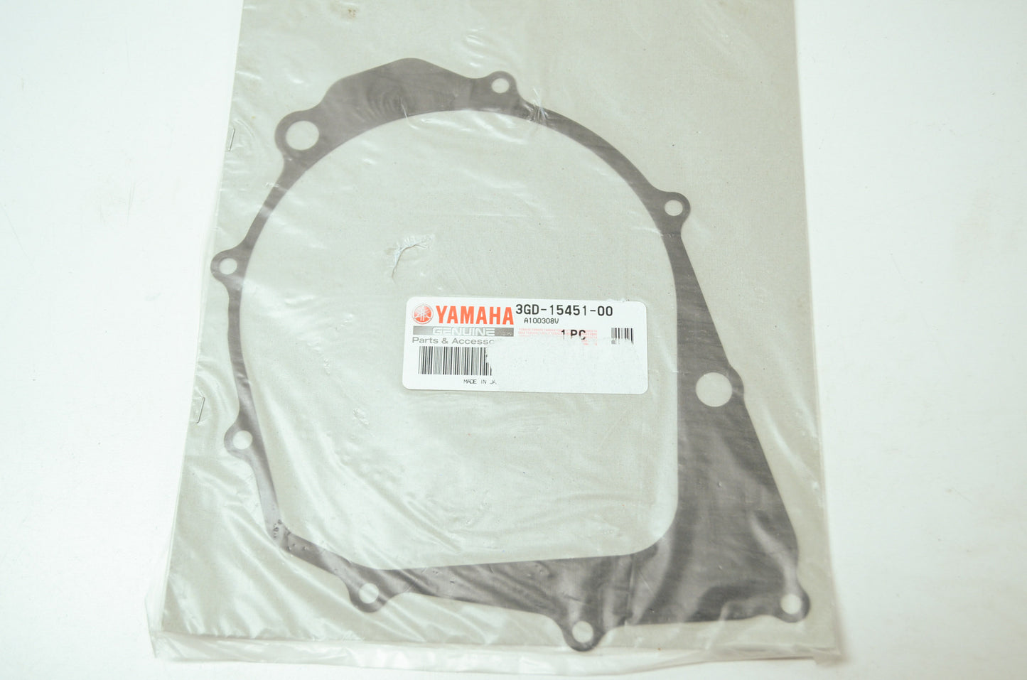 New OEM Yamaha 3GD-15451-00-00 Crankcase Cover Gasket NOS