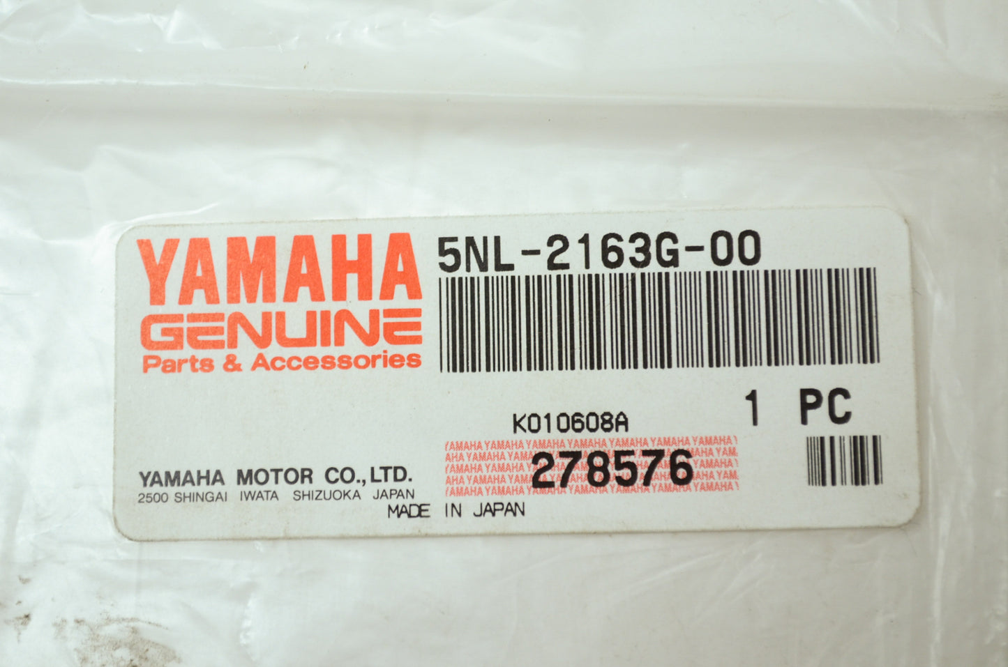 OEM Yamaha 5NL-2163G-00-00 Emblem 1 NOS