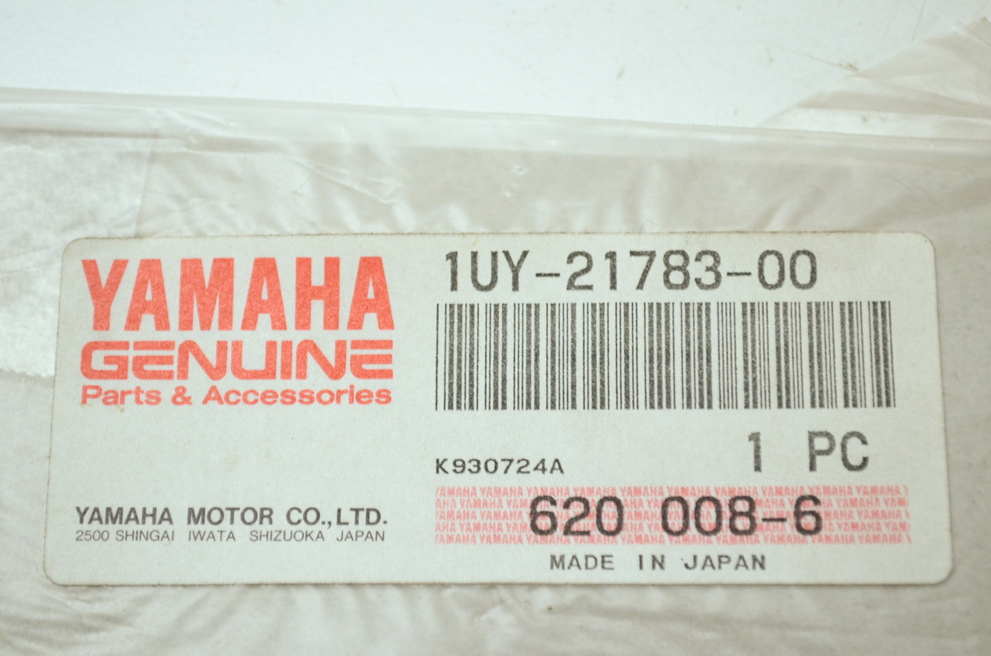 OEM Yamaha 1UY-21783-00-00 Emblem 3 NOS