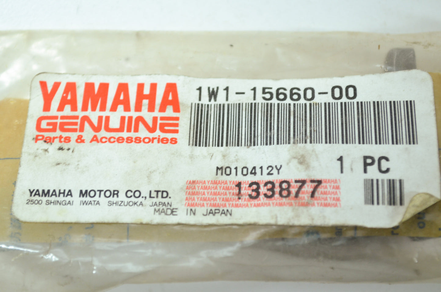 OEM Yamaha 1W1-15660-00-00 Kick Axle Assembly NOS