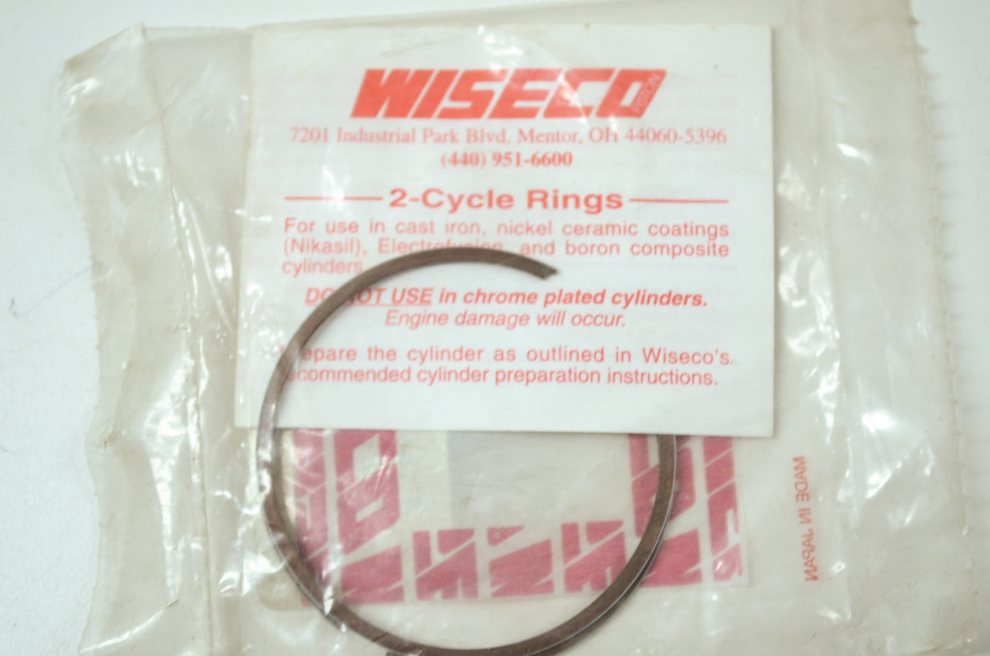 NEW Wiseco Piston Rings 51mm KFX80 DS80 LT80 2008CD NOS