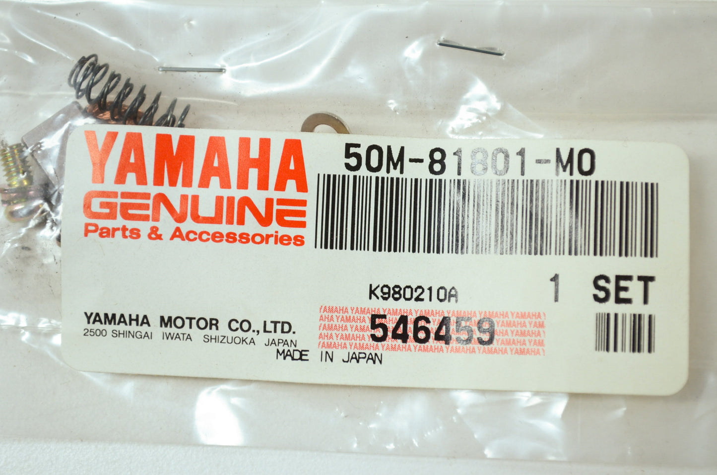 OEM Yamaha 50M-81801-M0-00 Brush Set NOS