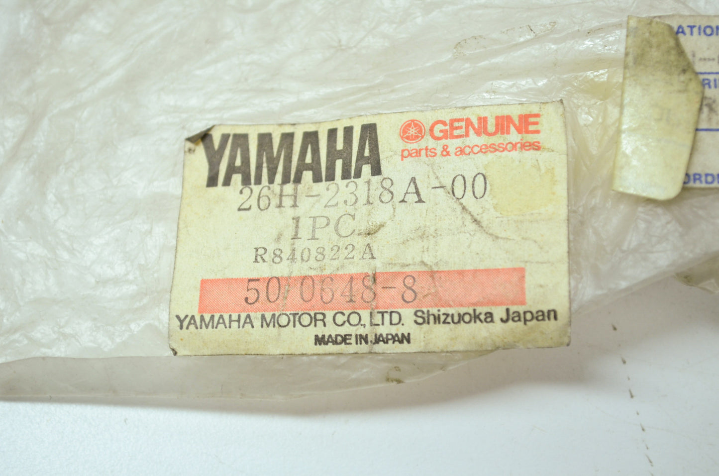 OEM Yamaha 26H-2318A-00-00 Air Joint 1 NOS