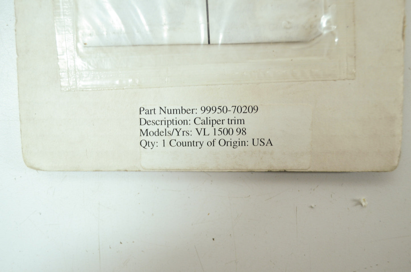 NEW OEM Suzuki Caliper Trim 98-01 VL1500 Intruder 1500 99950-70209 NOS