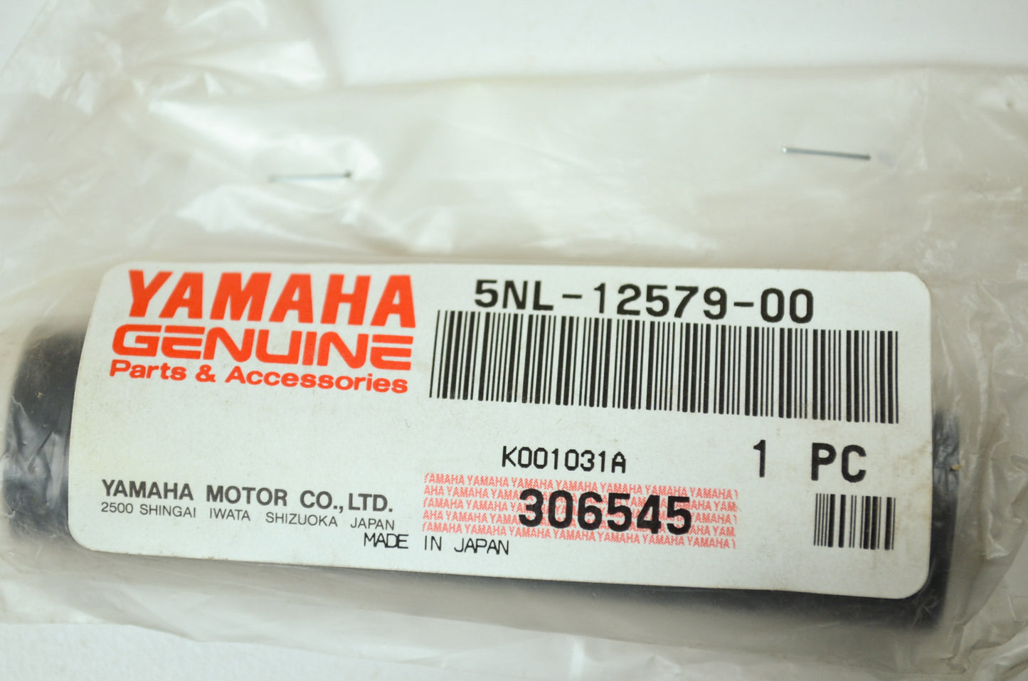 OEM Yamaha 5NL-12579-00-00 Hose 4 NOS