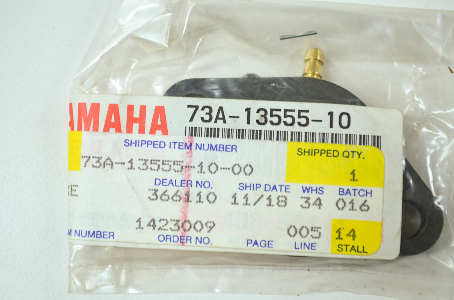 OEM Yamaha 73A-13555-10-00 Intake Manifold NOS