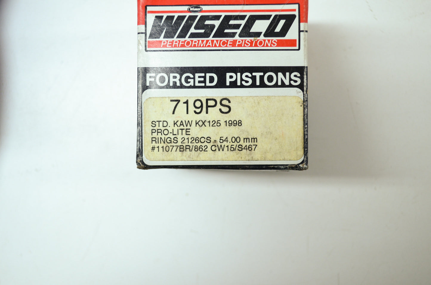 NEW Kawasaki Wiseco Piston Set Standard 1998 KX125 PRO-LITE 719PS NOS