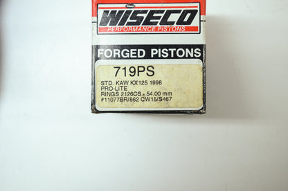 NEW Kawasaki Wiseco Piston Set Standard 1998 KX125 PRO-LITE 719PS NOS
