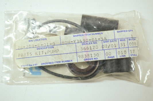 Hypro B0H-Y3430-01-58, 3430-0158 Yamaha Pump Parts Kit 1987 YFP350 PS100 NOS