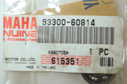 OEM Yamaha 93300-60814-00 Bearing 1Lx NOS