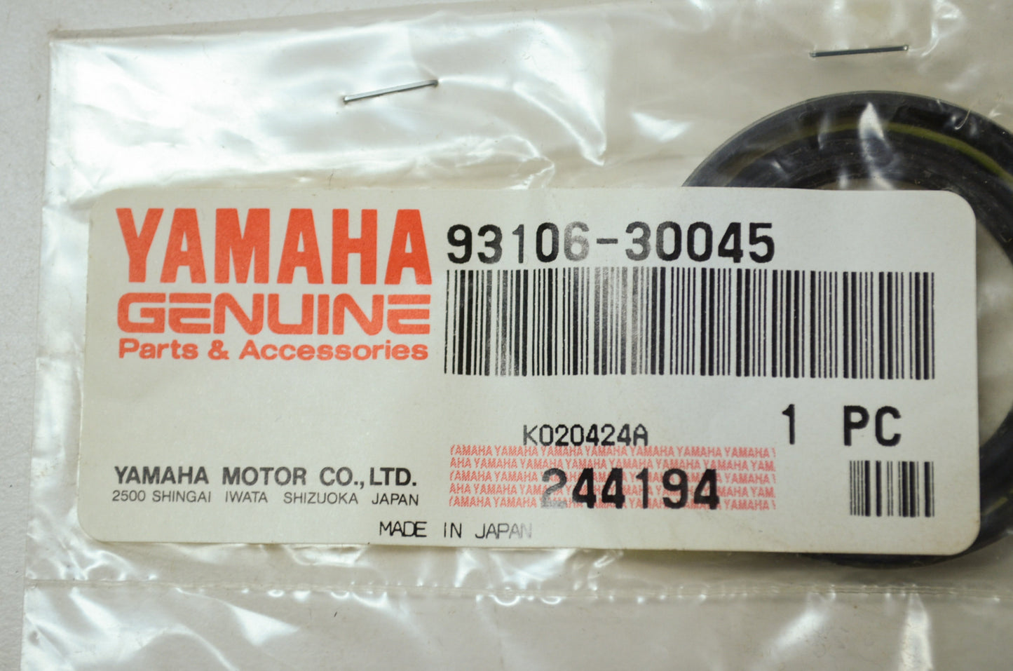 OEM Yamaha 93106-30045-00 Oil Seal NOS