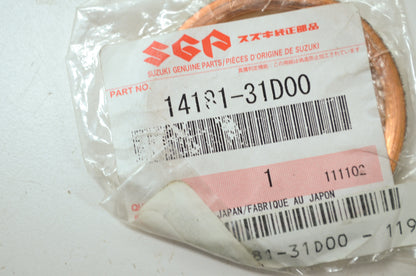OEM Suzuki 14181-31D00 Exhaust Pipe Gasket NOS
