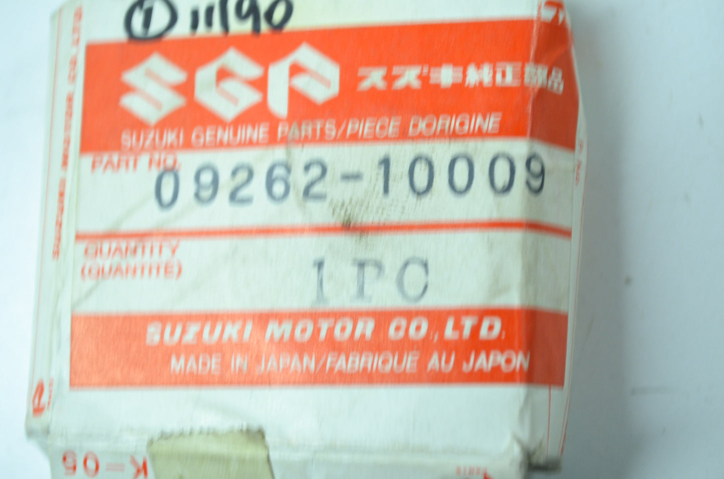 OEM Suzuki 09262-10009 Bearing B1 10X30X9 NOS