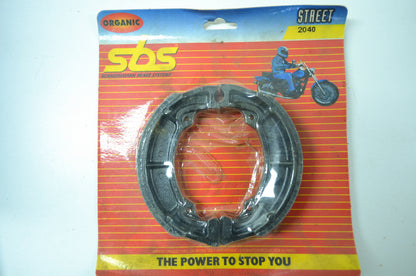 NEW SBS Kawasaki Brake Shoes KLF185 Bayou KLF220 2040 NOS
